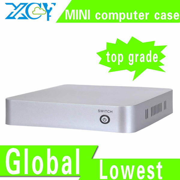 Wholesale-XCY L-19 ABS computer enclosure small computer case ABS material support RJ-45 port/microphone/earphone