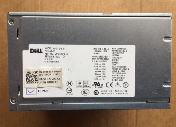 100% working power supply For DELL T3500 DPS-525FB-A D525AF-00 6W6M1 M821J 525W,Fully tested.