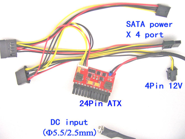 200W high power 24pin PicoPSU ATX mini-ITX DC ATX power supply |Free Tracked Shipping |16V-24V DC wide range input