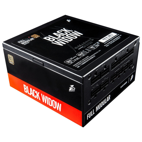 1STPLAYER Black Widow 600W Power Supply Full Range Input Full Modular 80PLUS Bronze Dual CPU control