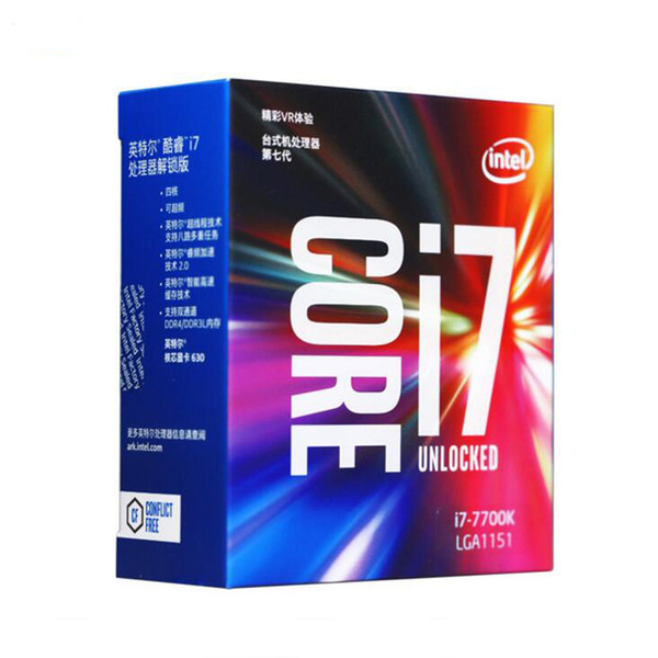 Original for Intel Core i7 7700K Processor 4.20GHz /8MB Cache/Quad Core /Socket LGA 1151 / Quad Core /Desktop I7-7700K CPU