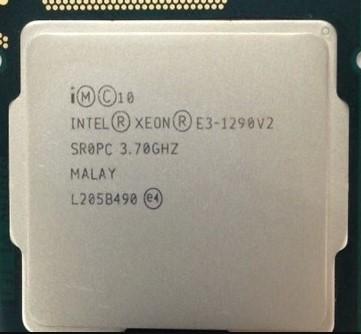 Inter Xeon Low Power Processor E3-1290 V2 4 cores with 8 threads TDP 87W 3.70 GHz-4.10 GHz LGA1155