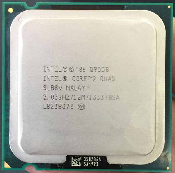 Original used cpu Core 2 Quad Q9550 Processor 2.83GHz 12MB L2 Cache FSB 1333 Desktop LGA 775 CPU (working 100% Free Shipping)