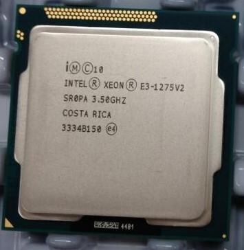 Inter Xeon Low Power Processor E3-1275 V2 4 cores with 8 threads TDP 77W 3.50 GHz-3.90 GHz LGA1155
