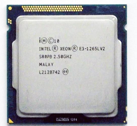 Inter Xeon Low Power Processor E3-1265L V2 4 cores with 8 threads TDP 45W 2.50 GHz-3.50 GHz LGA1155