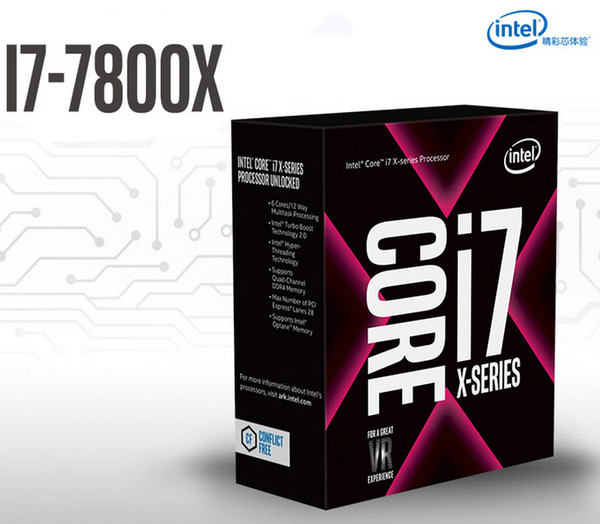 Newest to the market Intel Core i7-7800X I7 7800X Boxed processor LGA 2066 6-Core CPU FedEx Free