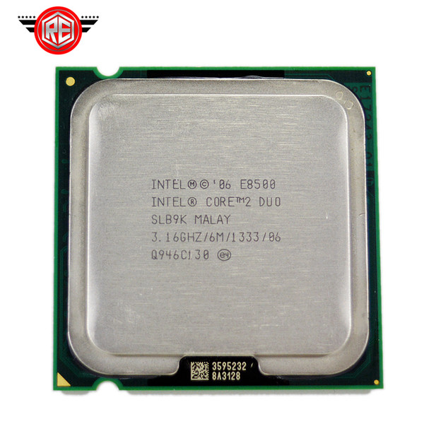 Intel Core 2 Duo E8500 Processor Dual-Core 3.16Ghz FSB1333MHz Socket 775 cpu