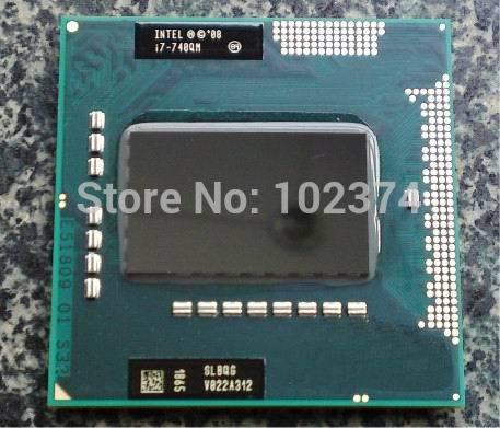 i7 740QM laptop CPU Intel Core i7-740QM 6M cache, 1.73 GHz to 2.93 GHz PGA988 official version Support PM55/ GM55 chipset