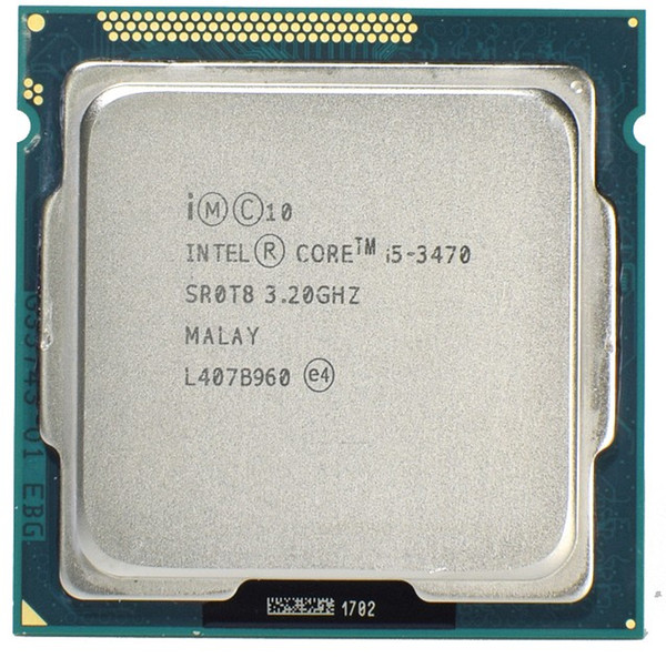 Intel Core i5 3470 3.20GHz 5GT/s 4x256KB/6MB L3 Socket 1155 Quad-Core CPU