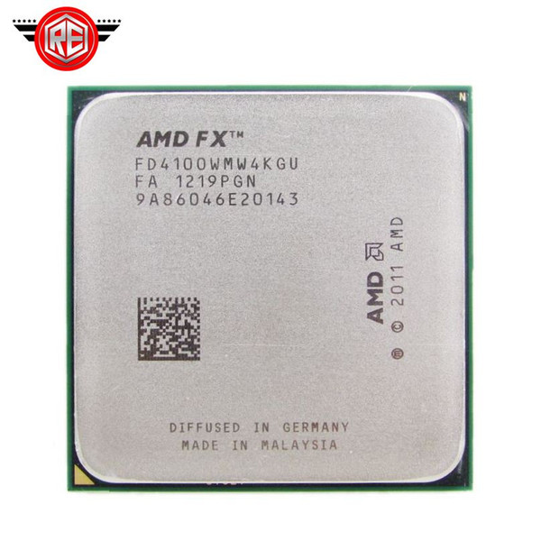 AMD FX 4100 AM3+ 3.6GHz 8MB CPU processor FX serial shipping free scrattered pieces FX-4100