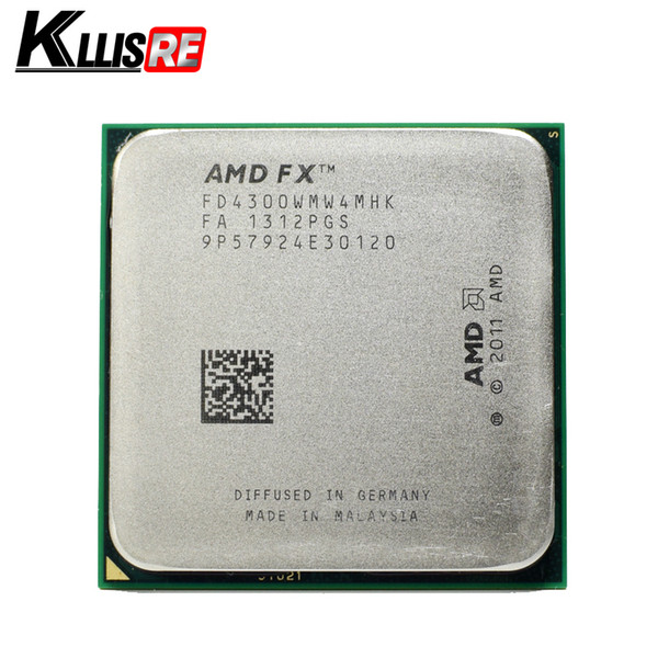 AMD FX 4300 3.8 GHz Quad-Core Processor Socket AM3+ 32NM CPU Bulk Package FX-4300