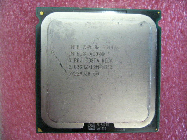 QTY 1x Intel Xeon CPU Quad Core E5440 2.83Ghz/12MB/1333Mhz LGA771 SLBBJ