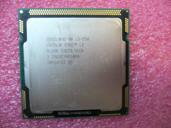 QTY 1x INTEL i3-550 Dual Core CPU 3.2GHZ/4MB LGA1156 SLBUD