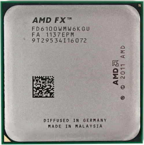 AMD FX-Series FX 6100 3.3GHz Six Core Socket AM3+ CPU Processor