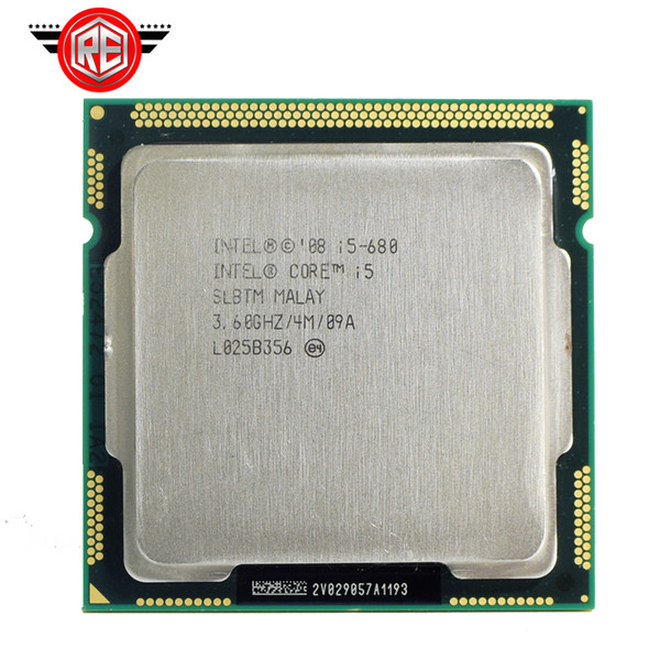 Intel Core i5 680 SLBTM Desktop CPU Processor LGA1156 3.60GHz 4MB 2.5 GT/s