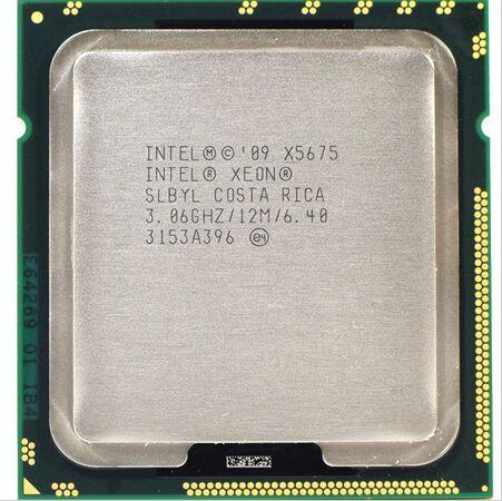 X5675 Original Intel Xeon X5675 3.06GHz 12M Cache Hex 6 SIX Core Processor LGA1366 SLBYL QTY:1