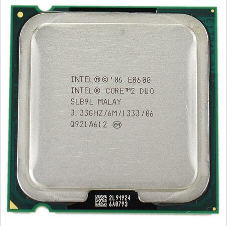 E8600 Intel Core 2 Duo E8600 Processor SLB9L DUAL-CORE 3.33GHz FSB 1333MHz Desktop LGA 775 CPU