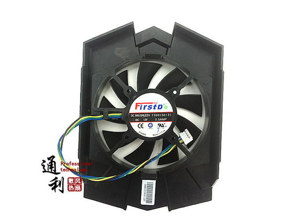 New original sapphire FD8015U12S 12V 0.50A 4 line graphics cooling fan