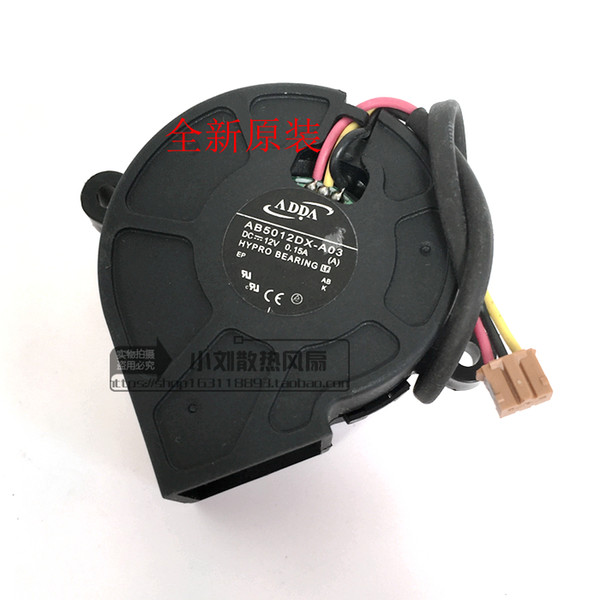 New original AB5012MX-A03 12V 0.30A projector fan turbo blower