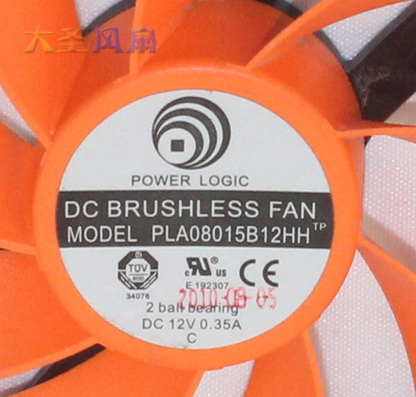 Tongde PALIT cultivating emtek GTS450 GTX550Ti graphics card fan PLA08015B12HH
