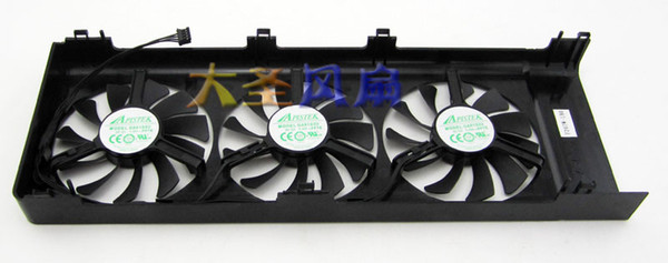 New APISTEK 12V 0.38A GA81S2U-PTFE three-piece four-wire fan graphics fan