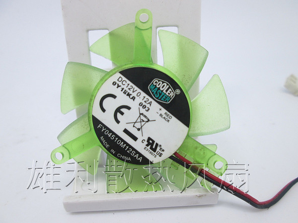 The original cooler FY04510M12SAA 12 v 0.12 A ATI 9600 X1300 X700 video card fan