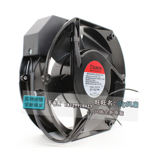 New original SUNON A2175-HBL TC.GN 17251 AC220V 172 * 172 * 51MM capacitive axial cooling fan fan
