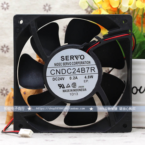 Original SERVO CNDC24B7R 0.2A 24V 4.8W 12cm 12038 120 * 120 * 38MM Inverter fan