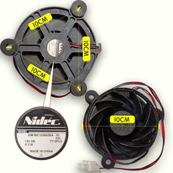NMB refrigerator freezer cooling fan cooling fan GW10C12MS2BA-52 Z20 12V motor fan