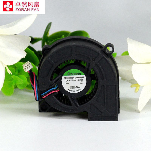 New SUNON 5020 EF50201S1-C000-F99 DC12V 1.02W 50*50*20MM Projector Fan
