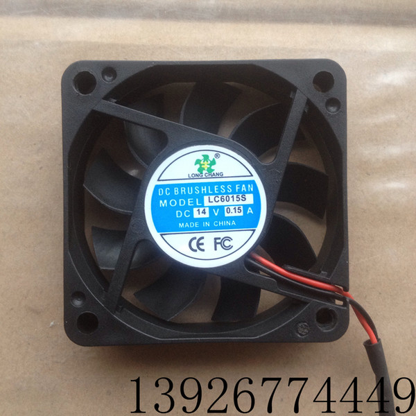 LONG CHANG LC6015S 12V 14V 0.15A 60*60*15MM 2-wire cooling fan