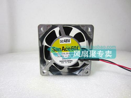 New original Sanyo 109L0648H406 6cm6025 48V 0.04A aluminum shell cooling fan