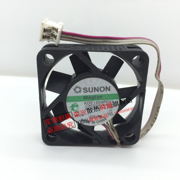 Original SUNON KDE1204PFV1 4010 DC12V 1.7W 40*40*10MM 3-wire cooling fan
