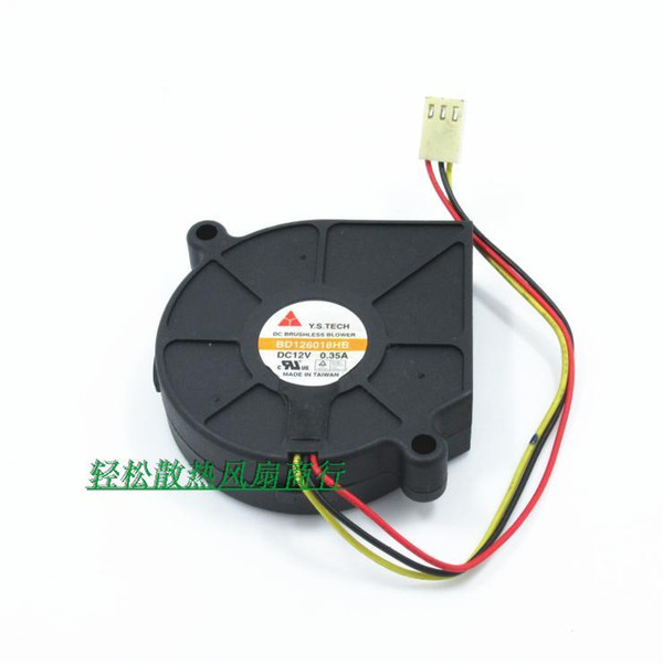 New Y.S.TECH 6018 12V 0.35A BD126018HB 3324SR Switch Blower Fan