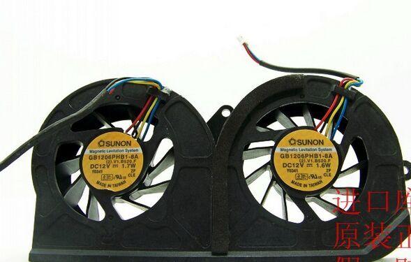 Original SUNON GB1206PHB1-8A 12V-1.7W (1.6W) notebook dual fan