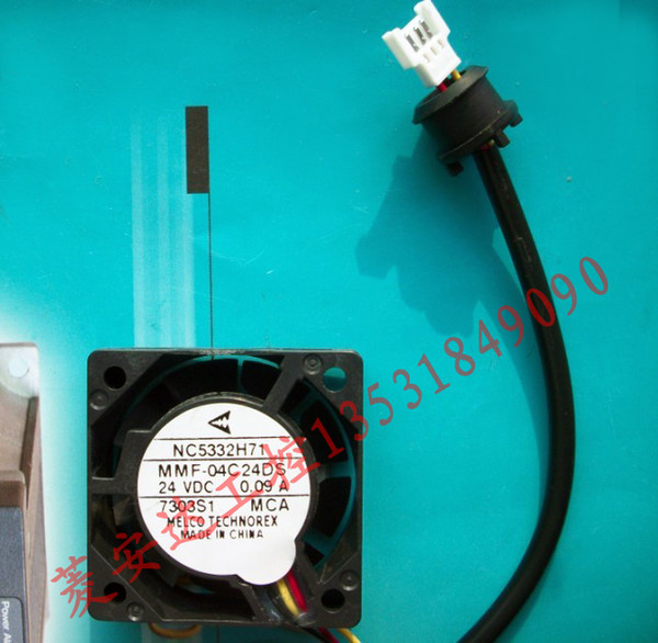 40MM MMF-04C24DS MCA NC5332H71 24V 0.09A 3Wire MMF-04C24DS-MCA Melco Fan