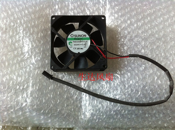 Original SUNON 8CM 8025 24V 3.4W PMD2408PTV3-A 8CM 80*80*25mm2 line inverter fan