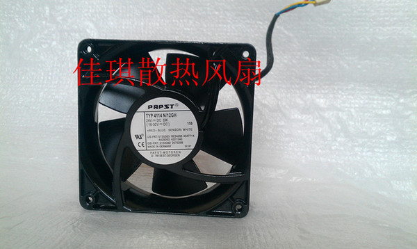 Original PAPST 12038 24V 6W TYP4114N / 12GH 120 * 120 * 38MM Cooling Fan