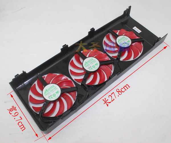 Original GEFORCE GTX980 GA81S2U -PFTB 12V 0.38A graphics card three fans