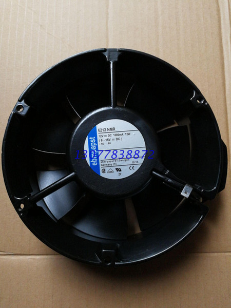 New original ebmpapst 6212NMR 12V 12W17CM 172 * 172 * 51mm metal equipment fan