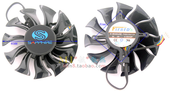 Sapphire HD5830/HD5850/HD6790/HD6850 VAPOR-X/HD6870 graphics fan