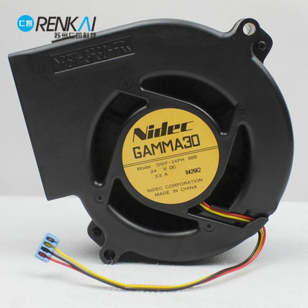Original Nidec 9733 24V D10F-24PH 38B 97*97*33 (blower) line three turbo centrifugal blower