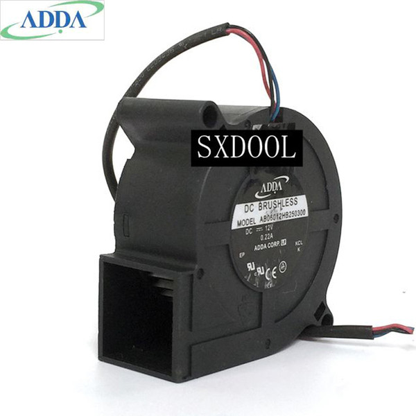 Wholesale ADDA AB06012HB250300 6025 6cm 12v 0.22a projector blower Cooling fan