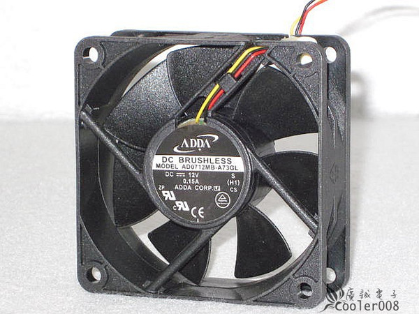 Wholesale ADDA AD0712MB-A73GL 70*70*25mm 70mm 7025 7cm DC 12V 0.15A Server Fan computer case fan Cooling Fan