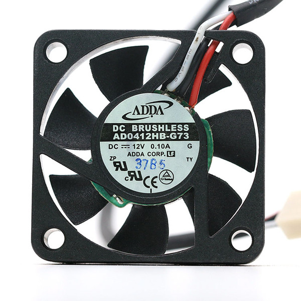 Wholesale New Original ADDA AD0412HB-G73 12V 0.10A 4CM 4010 ultra-quiet mini cooling fan 4.95 CFM 4200rpm