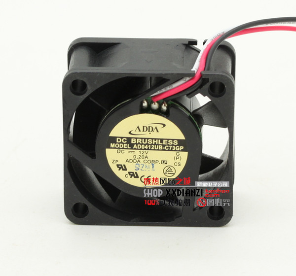 Wholesale Original new ADDA AD0412UB-C73GP 12V 0.2A 4020 4cm three wire speed fan Wholesale
