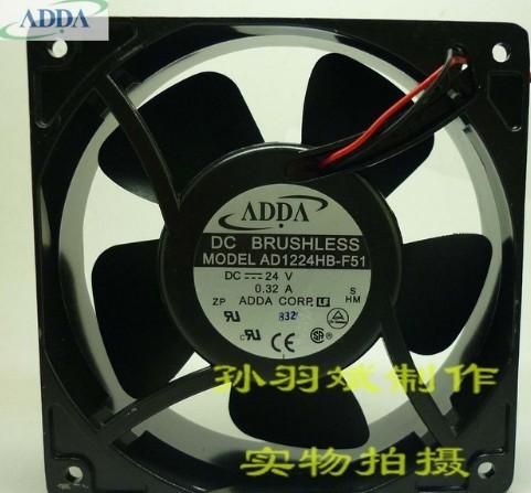 Wholesale ADDA AD1224HB-F51 12cm 120mm 12038 24V high temperature server inverter cooling fan