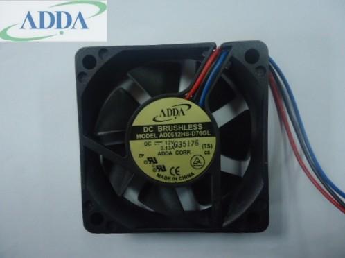 Wholesale ADDA DC12V 6CM ball AD0612HB-D76GL 60*60*15mm 60mm DC brushless cooling fan