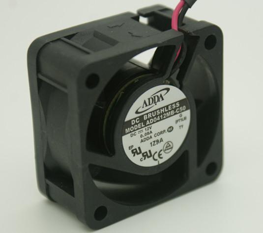 Wholesale ADDA AD0412MB-C50 4020 12V 0.08A dual ball bearing switch hard disk video recorder cooling fan