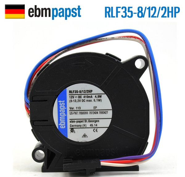 Wholesale German (RLF35-8/12/2HP ebmpapst 12V 0.41A)(ebmpapst 8414N/2G 8025 24V 85mA 2W )(4850N ebmpapst 12038 230V 10/9W)cooling fan
